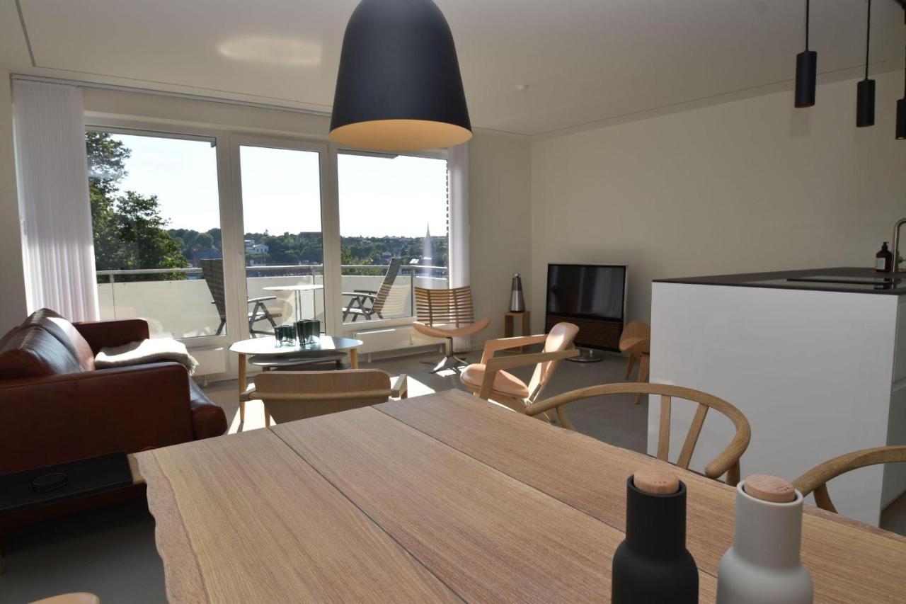 Fewo1846 - Foerdeview - Luxurioese Wohnung Mit 2 Schlafzimmern Und Balkon Mit Hafenblick Flensburg Luaran gambar